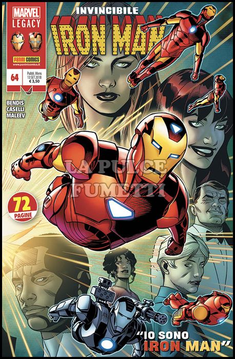 IRON MAN # 64 - INVINCIBILE IRON MAN - MARVEL LEGACY